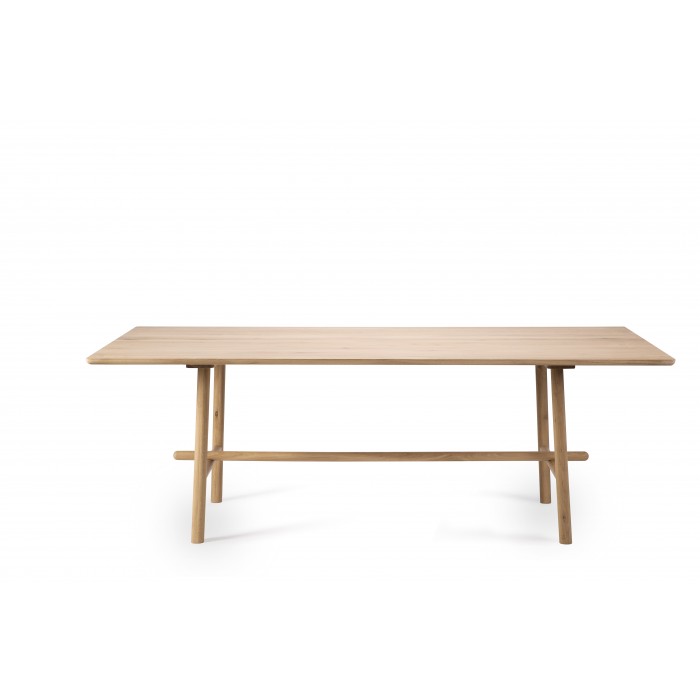 Ethnicraft Oak Profile Dining Table W180/D100/H76cm - Solid Oak
